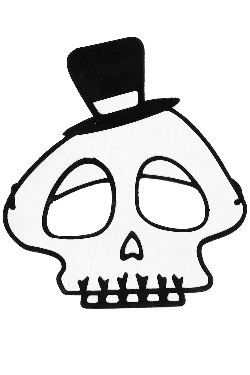 MASCHERINA IN TESSUTO SCHELETRO